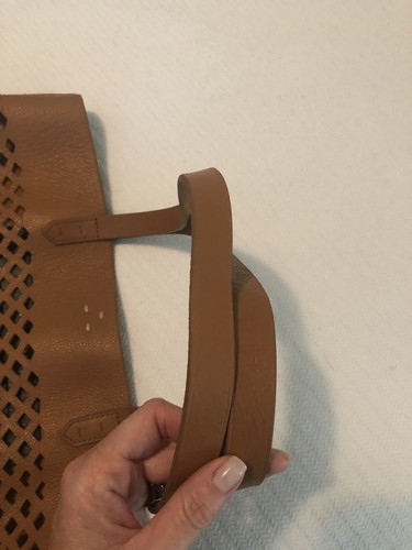 tas Dagger forenzenkoffer leder zacht voor bruin perforeer Kelsi qHAzxgXg