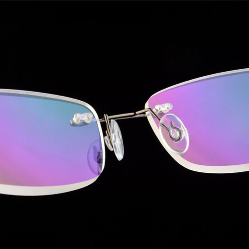 Herren Damen Randlose Memory Titanlegierung Anti-Blaulicht Lesebrille Neu - Bild 11 von 19