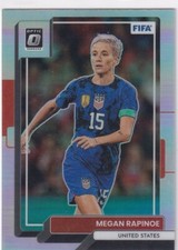 Panini Donruss Optic 2022-23 No. 126 Megan Rapinoe Silver Refractor
