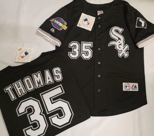 2005 World Series Chicago White Sox THOMAS KONERKO PIERZYNSKI Baseball Jersey - Picture 2 of 12