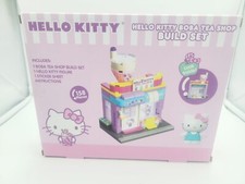 Sanrio Hello Kitty Boba Tea Shop Build Set 158 Pieces W/ Hello Kitty Figure