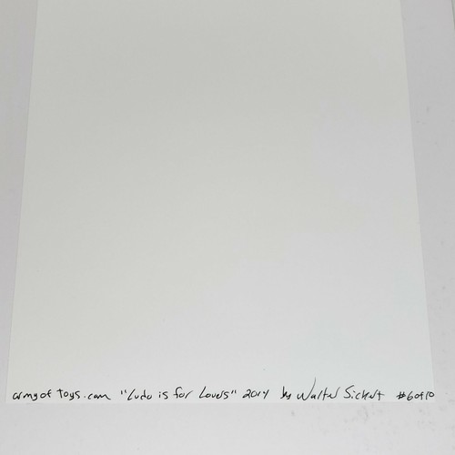 Walter Sickert Ludo is for Lovers Army Broken Toys Archival Print Beauty Beast - Picture 3 of 4