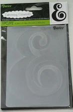 DARICE EMBOSSING FOLDER - AMPERSAND - 1219-208 - 4.25" X 5.75" - ACCENT - CARDS
