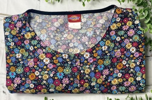 Dickies Women's Long Sleeve Print Snap Scrub Shirt Size M - Bild 7 von 7