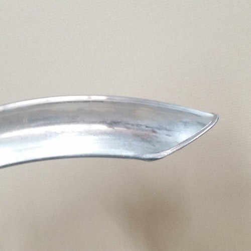 Rear Ribbed Fender Mudguard Custom Universal 6" Raw Steel Lipped NOS - Bild 5 von 7
