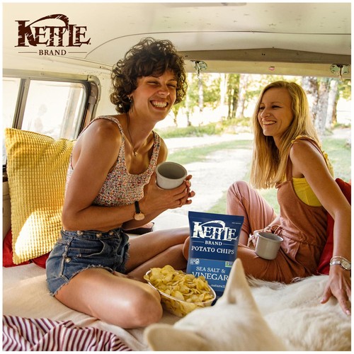 Kettle Brand Sea Salt And Vinegar Kettle Potato Chips, Gluten-Free, Non-GMO, 7.5 - Picture 5 of 8