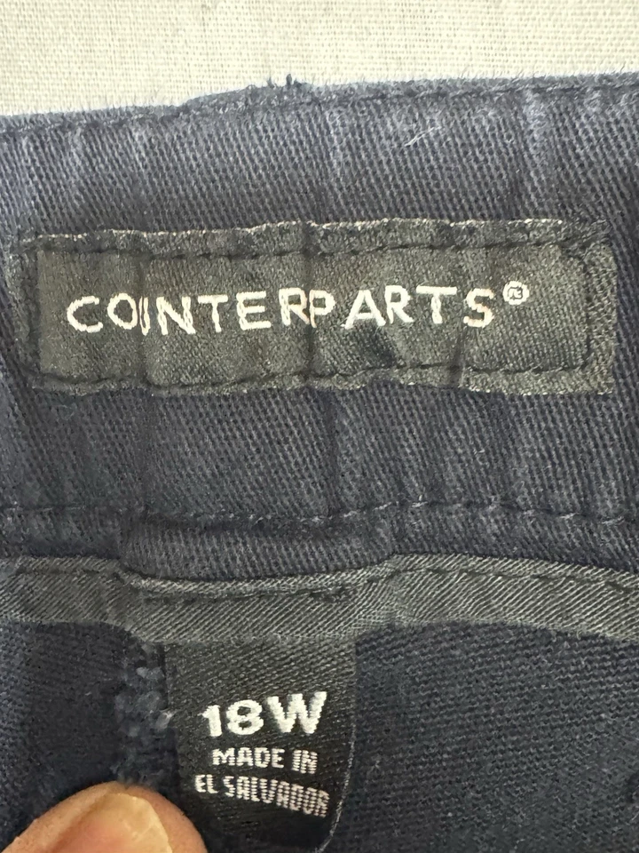 Counterparts Black Shorts Stretch Womens Size 18W - Image 3 of 4