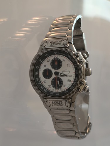 Bulova Harley Davidson Silber Armbanduhr 2006 - gebraucht