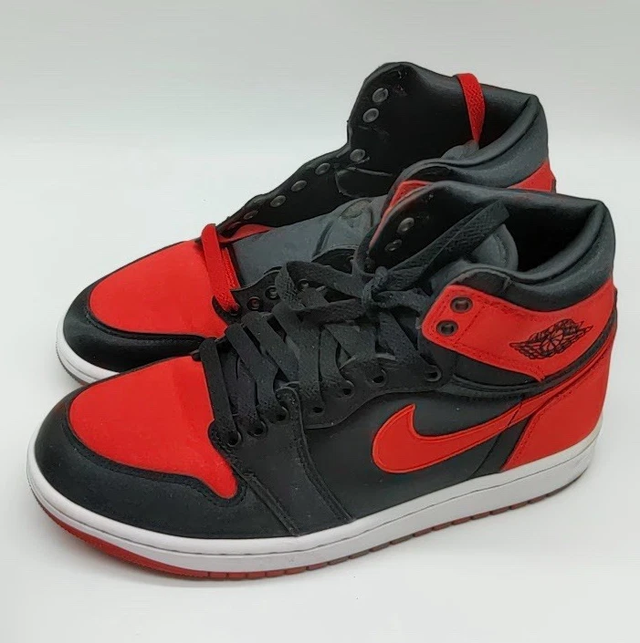 Jordan 1 Retro OG High Satin Red W for sale | eBay