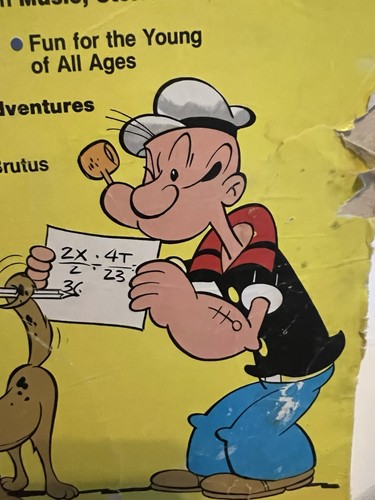 Popeye The Sailor Man 4 Stories Vinyl Peter Pan Records - Picture 3 of 7