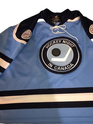 Daryl Sitler Hockey Night In Canada Jersey Signed XXL Rare