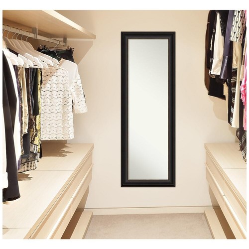 Large Rectangle Bronze/Copper Metallic Gold Metallic Hooks Modern Mirror (52.5 H - Picture 9 of 10