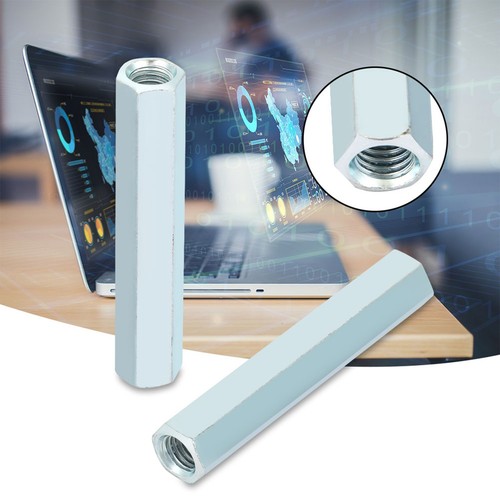 2pcs M8 * 66 Nut Hex Hexagonal Sleeve Nut Standoff Threaded Fasteners Tool Part - Picture 3 of 7