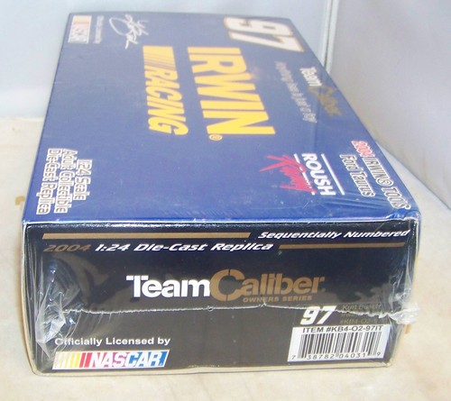 1:24 TEAM CALIBER OWNERS 2004 #97 IRWIN TOOLS SHARPIE TAURUS KURT BUSCH SEALED! - Picture 2 of 6