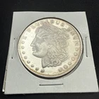 Vintage 1 oz .999 Fine Silver Round ~ Morgan Dollar Design ~ Toned