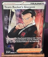 Team Rocket's Giovanni  MINT  225/182 - SV10 Destined Rivals Ultra Rare