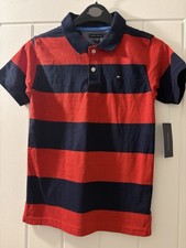 Image of Boys Tommy Hilfiger Polo-shirt In Size 8-10years. New With Tags.