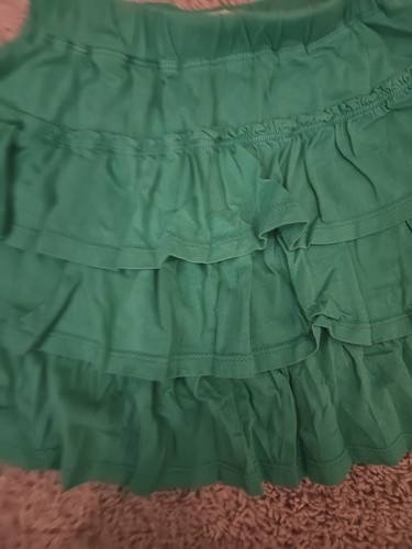 Mini Boden Mini Skirt Tiered Ruffles 7 To 8 Years Green - Picture 3 of 7