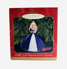 Hallmark 1999 Barbie As The Millennium Princess Keepsake  Ornament NEW (J18)