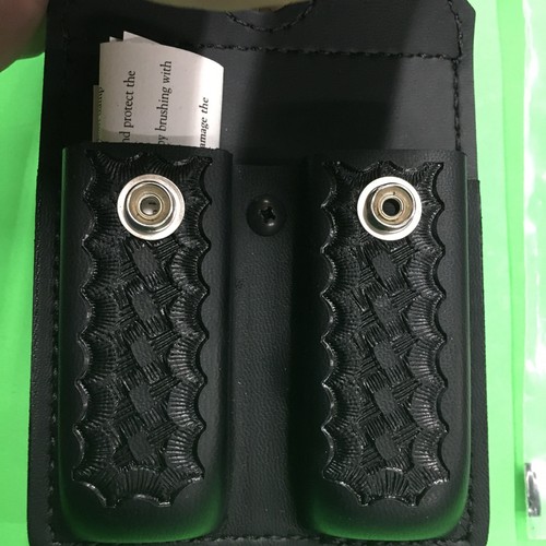 Tactical Safariland 77 Double Magazine Holder - Scuff-Resistant, Snap NOS - Picture 4 of 12