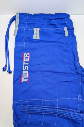 Twister Blue A3 BJJ Gi, Brazilian Jiu Jitsu Gi/Uniform Pants, Top, Belt And Bag - Picture 4 of 16