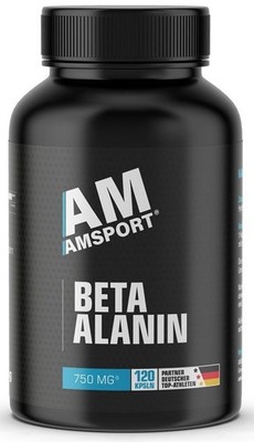 AMSPORT Beta-Alanin 120 Kapseln *Mindesthaltbarkeit 07/2026*