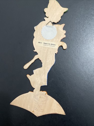 4Rare Collection Of Vintage Wooden Kravi-Kunst, Merienskunst Nursery Wall Decor - Picture 5 of 9