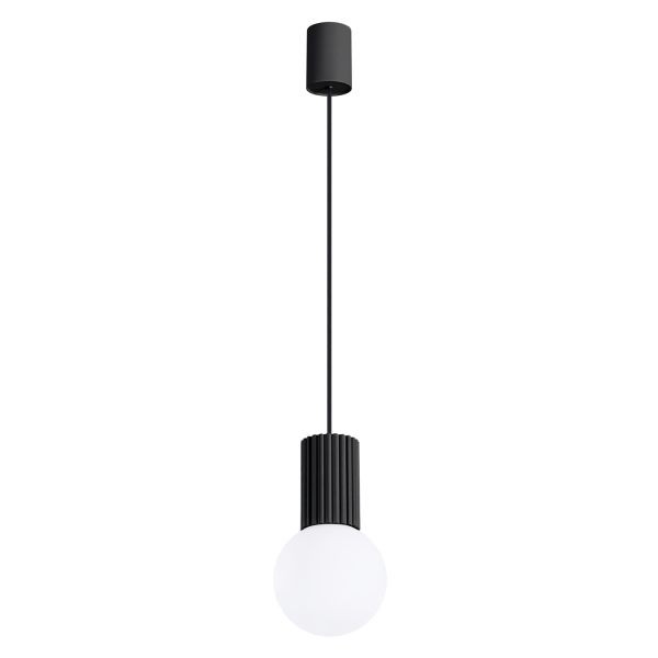 Suspension aluminium noir G9 au design minimaliste et finitions mates haut de gamme