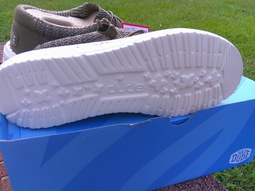 Hey Dude Unisex Wally Sox Brown Slip On Comfort Casual Shoes-Women's 6 - Youth 5 - Picture 5 of 11