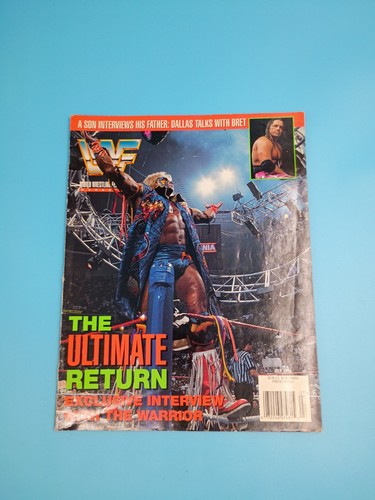WWF Magazine July 1996 Ultimate Warrior Return WWE Vintage Wrestling - Picture 2 of 4