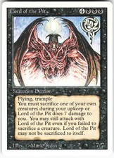 Lord of the Pit R Revised Edition 3ED   MTG NM/LP
