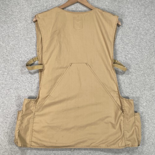 Vintage Bob Allen Hunting Vest M-L Brown Lightweight USA Outdoor Shooting - Picture 9 of 9