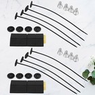  2 Set Radiator Tie Strap Fan Mounting Kit Zubehör Für Auto Autozubehör