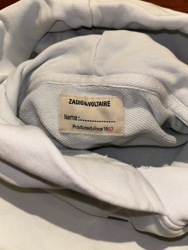 Zadig & Voltaire Boys Cotton Graphic Hoodie Sweatshirt Sz 16 Art Is Truth *read - Picture 4 of 11