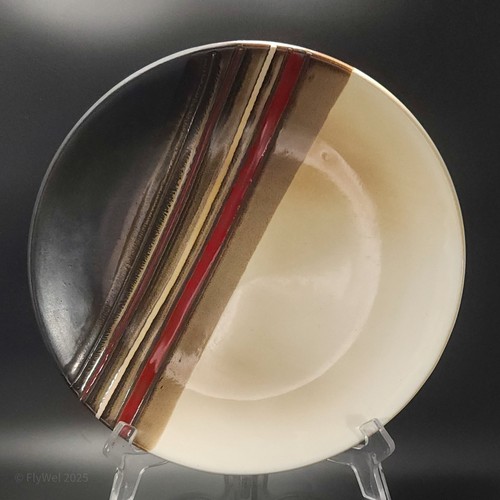 Juego de 3 platos de cena Better Homes Gardens Rockport de 10,5 pulgadas de gres a rayas - Imagen 2 de 8