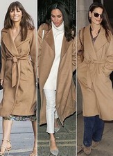 Max Mara Camel Belted Mid-Length Rialto Women...