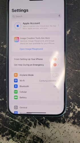 LEGGI Apple iPhone 16 Plus 128 GB Teal US Cellular Check ESN rotto sul retro - Foto 2 di 12