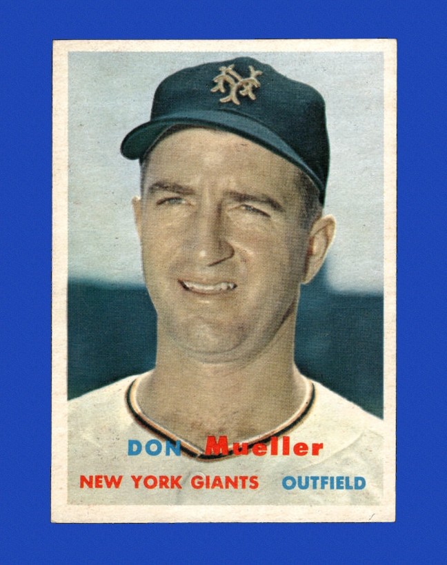 1957 Topps Set-Break #148 Don Mueller EX-EXMINT *GMCARDS*