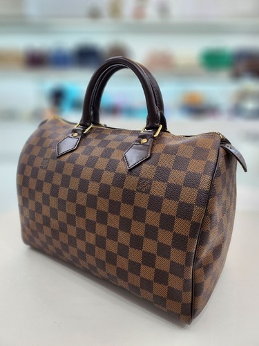 Louis Vuitton Sac à main Speedy 30 en Damier Ébène N41531 148018219 - Picture 4 of 22