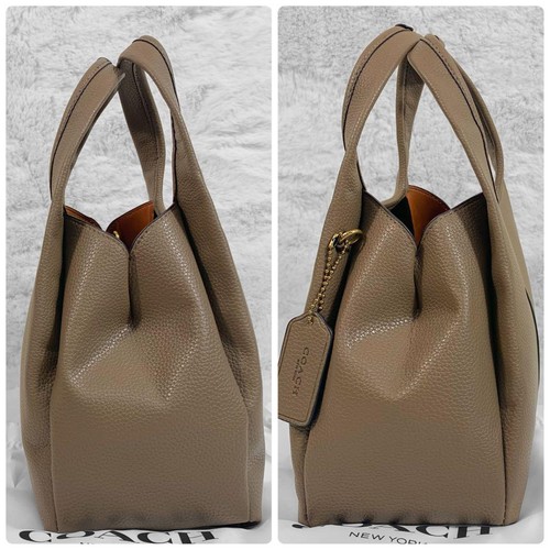 COACH CM545 LANA23 Crossbody 2way Schultertasche Leder Dark Stone Braun Outlet - Bild 4 von 19