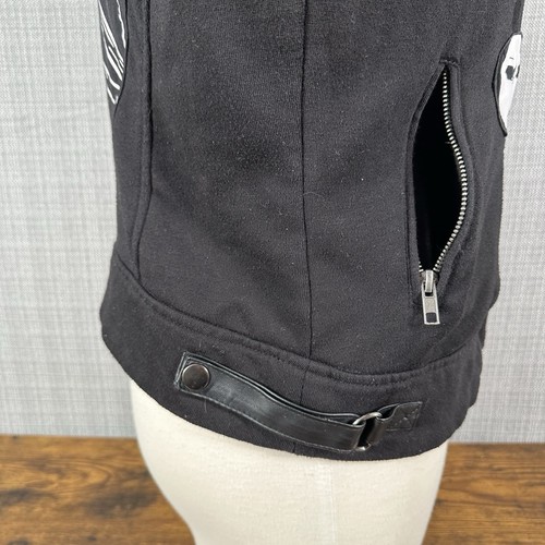 Disney Nightmare Before Christmas Jacket Size L Jack Skellington Zip Moto Burton - Picture 9 of 21