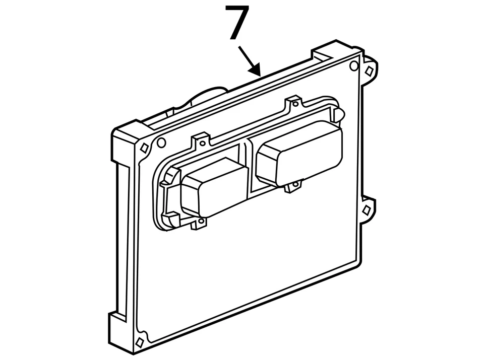 Engine ECM Electronic Control Module 3.5L Fits 04-06 VUE 2266808 - Image 3 of 3