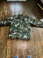 SHAKA WEAR Men's  Camo Coat Jacket Puffer Lined ( X or 2x READ CONDITION DESCRIP