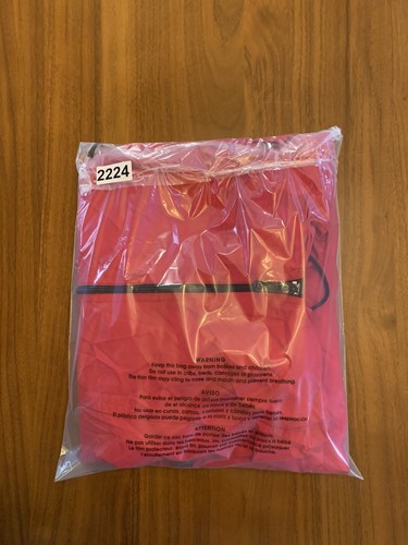 Vintage LL Bean Red Anorak Jacket Mens XL Hooded Half Zip Windbreaker 80s Nylon - Picture 14 of 16