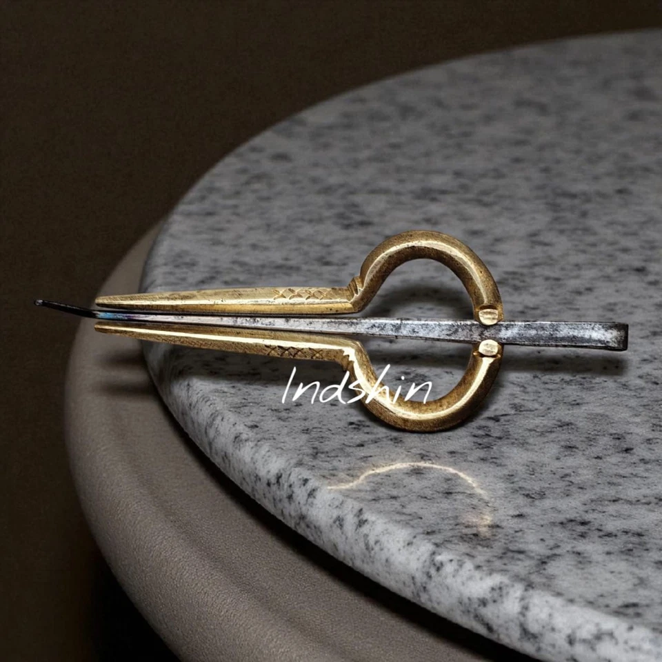 Brass Authentic Jaw Harp Jew's Harp Morchang Mouth Harp  Folk Musical Instrument - Image 4 of 4