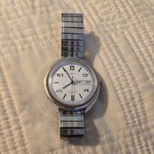 TIMEX Automatic Men s Watch. Day Date Stainless Steel 48851 03376