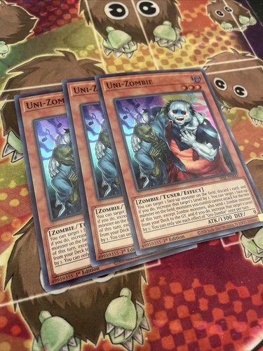 3x Uni-Zombie SESL-EN042 NM Super Rare - Picture 2 of 2