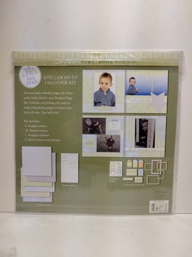 C.R. Gibson Wandteppich Sammelalbum Cathy Heck Seite Kit machen 6 Seiten Aufkleber Rahmen - Bild 2 von 4