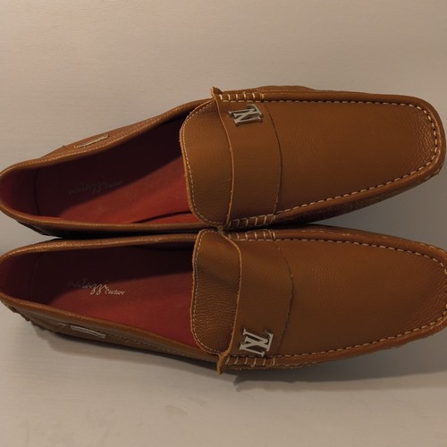 Mocassini slip-on Luciano Natazzi da uomo taglia 13 in pelle scarpe da guida air grant canoa - Foto 8 di 19