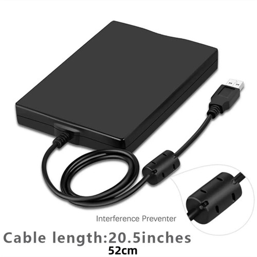 Durable USB 2.0 External Floppy Disk Drive 3.5" 1.44MB For Mac Laptop PC - Photo 4/11